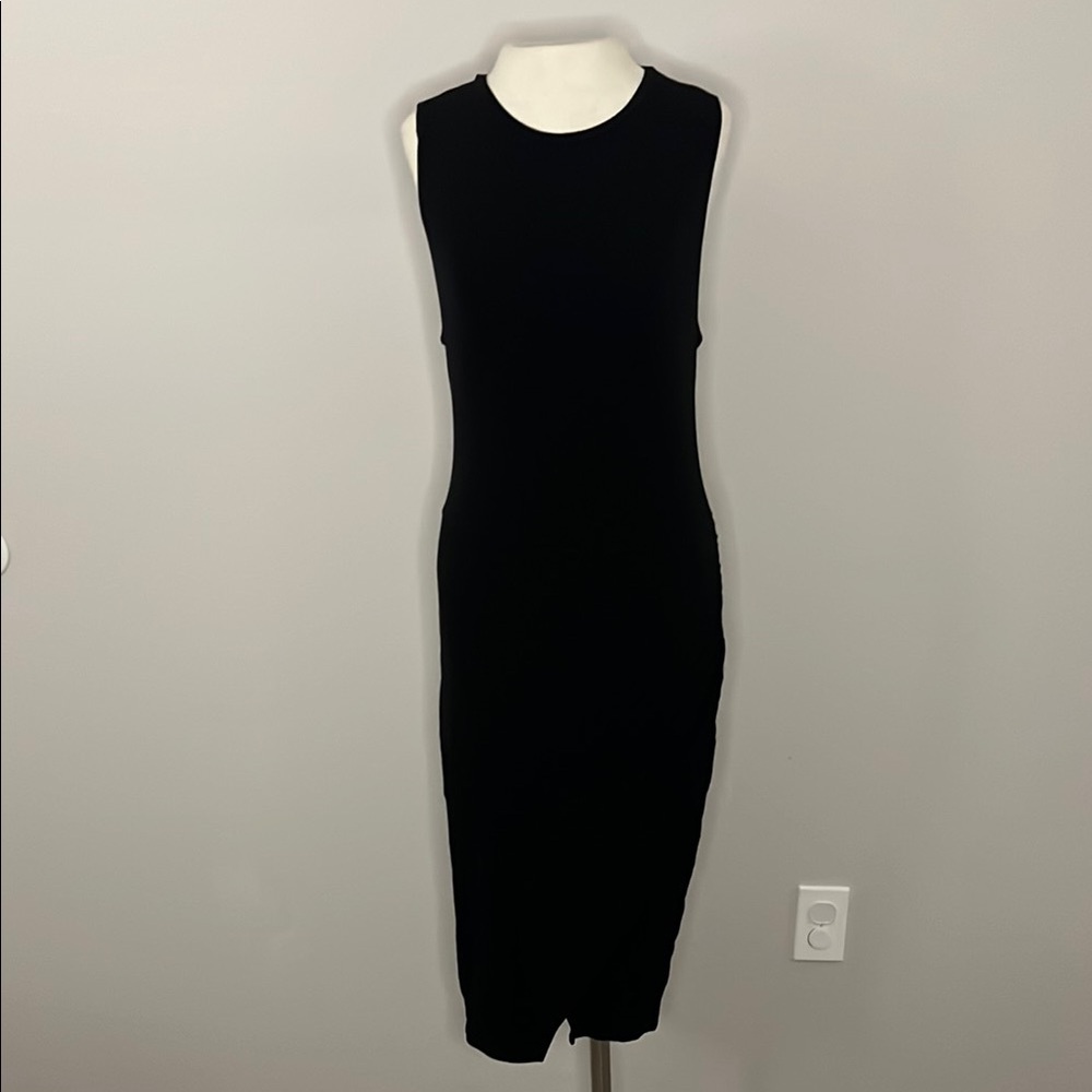Leith Black Midi Dress